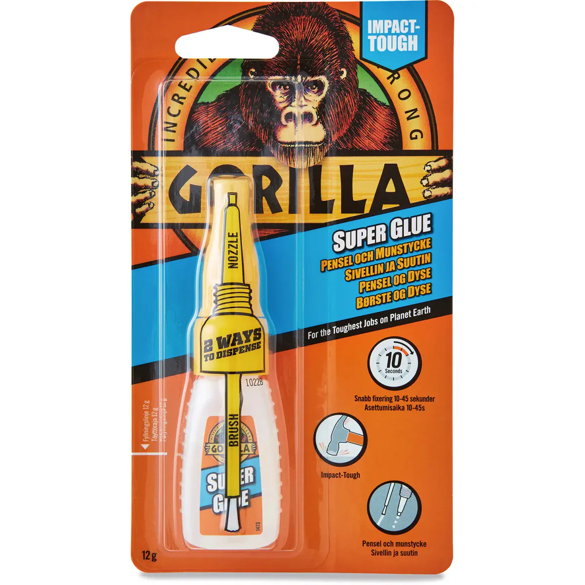 Gorilla Superlim Pensel & Dyse 12g